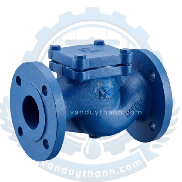 Van 1 Chiều Hơi Gang Chữ Ngã Mặt Bích PN16 Joeun