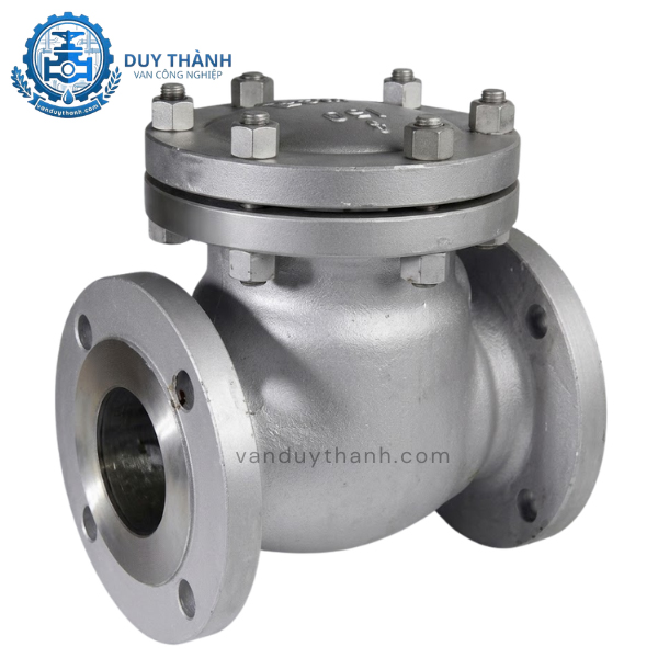 Van 1 Chiều Lá Lật Mặt Bích Inox 304 Jis 10k 