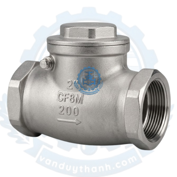 Van 1 Chiều Lá Lật Nối Ren Inox 304
