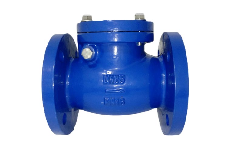 VAN MỘT CHIỀU LÁ LẬT MẶT BÍCH PN16 YDK KOREA