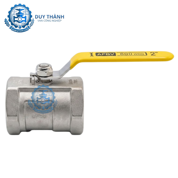 Van Bi 1 Thân Inox 304 Nối Ren Tay Gạt Afbv 