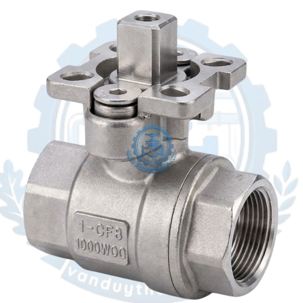 Van Bi 2 Pc Inox Nối Ren Có Đế 