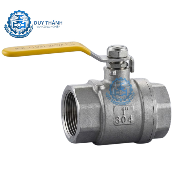 Van Bi 2PC Inox 304 Nối Ren Tay Gạt AFBV
