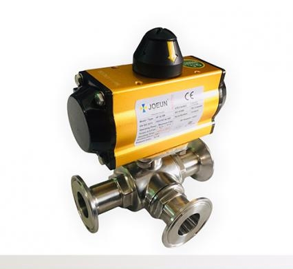 Van Bi 3 Ngả Inox Vi Sinh Khí Nén