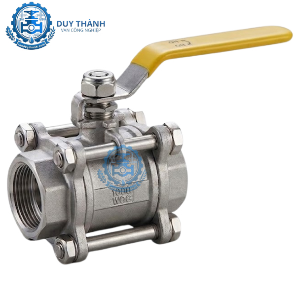Van Bi 3pc Nối Ren Inox 304 Tay Gạt AFBV