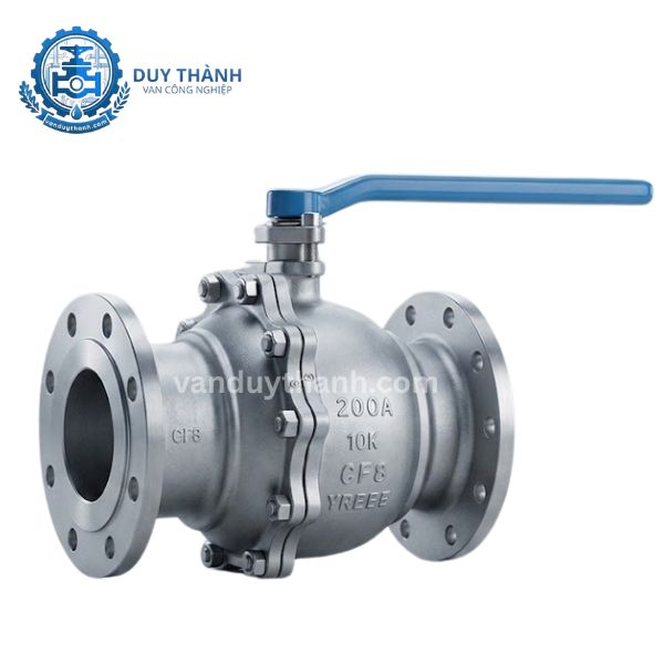 Van Bi Inox 304 Tay Gạt Mặt Bích Jis 10k Afbv