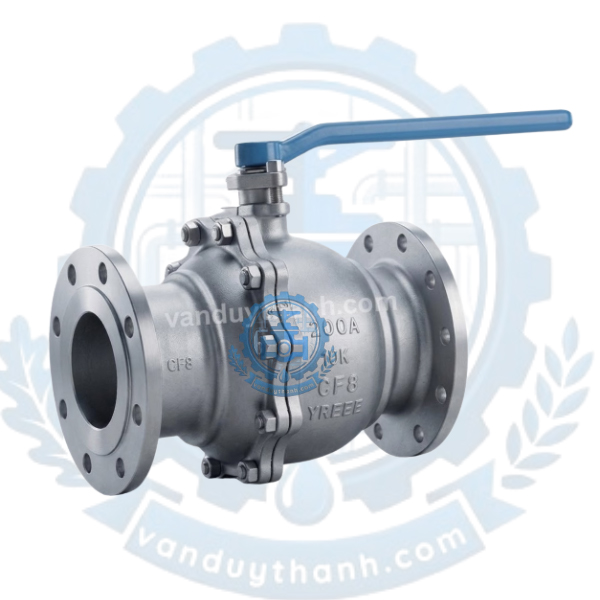 Van Bi Inox 304 Tay Gạt Mặt Bích Jis 10k Afbv