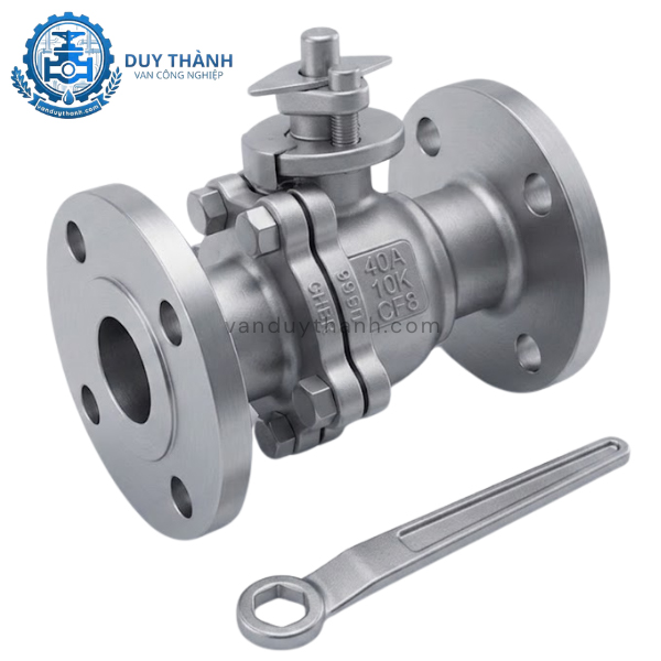 Van Bi Inox Tay Gạt Mặt Bích 