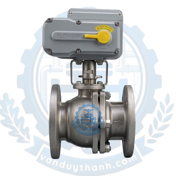 Van Bi Mặt Bích Inox 304 Điều Khiển Điện Flowinn DN15 - DN200