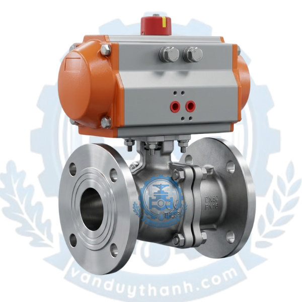 Van Bi Inox 316 Mặt Bích Khí Nén Joeun