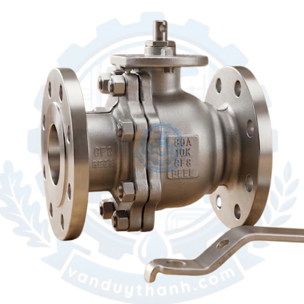 Van Bi Mặt Bích Jis 10k Inox 304 DN32