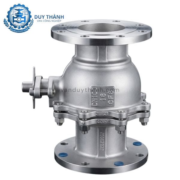 Van Bi Mặt Bích Jis 10k Inox 304 DN50 DN65 DN80 DN100