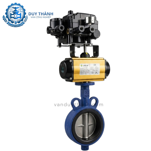 Van Bướm Gang  Điều Khiển Khí Nén Tuyến Tính 4-20mA Joeun
