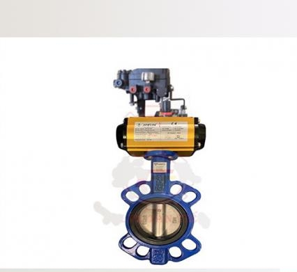 Van Bướm Gang Điều Khiển Khí Nén Tuyến Tính