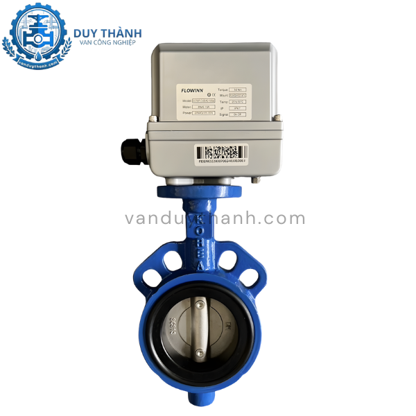 Van Bướm Điện Mặt Bích PN16