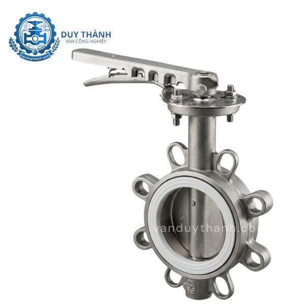 Van Bướm Inox 304 PTEF Tay Gạt 