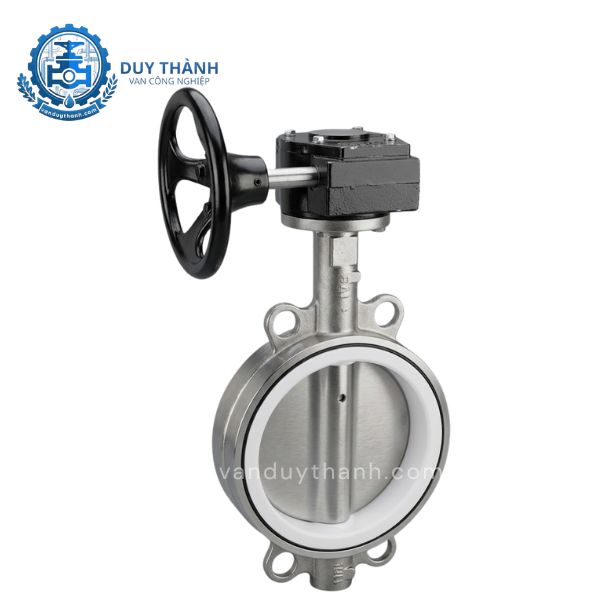 Van Bướm Inox 304 PTEF Tay Quay 