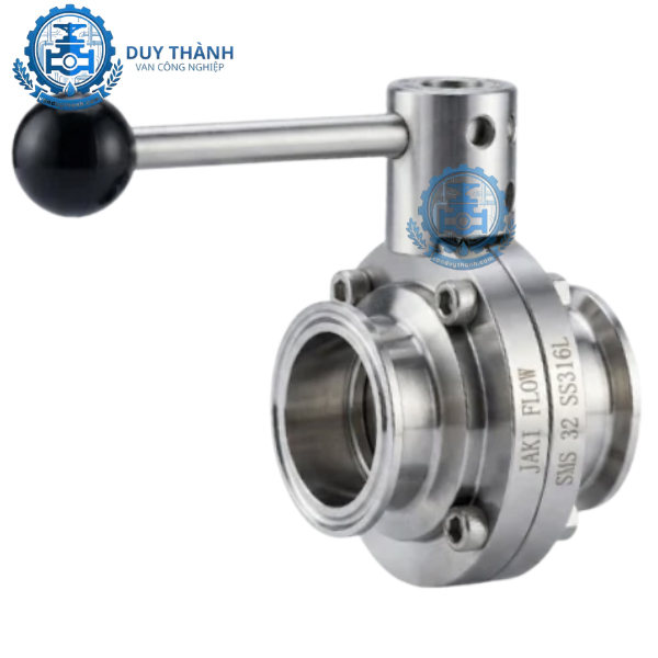 Van Bướm Inox 316 Vi Sinh Nối Clamp Tay Rút 
