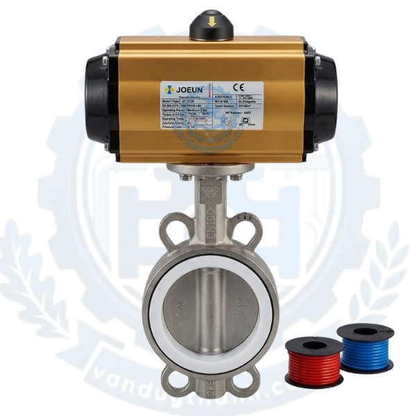 Van Bướm Inox Điều Khiển Khí Nén AT115DB