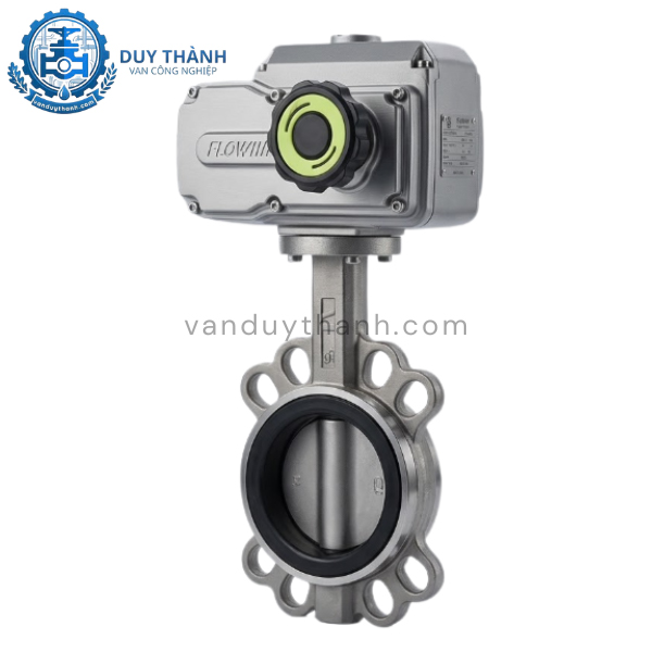 Van Bướm Inox EPDM Đóng Mở Điện Flowinn