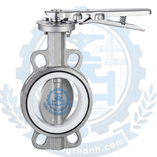 Van Bướm Kẹp Bích Inox 304 Tay Gạt DGV 1107-SS