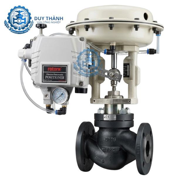 Van Cầu Gang Điều Khiển Khí Nén 4-20ma