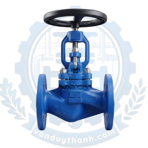 Van Cầu Hơi Chữ Ngã Thép Mặt Bích Gs–c25 Etm