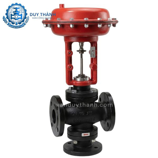Van Cầu Hơi Gang Mặt Bích 10k Điều Khiển Khí Nén Tork