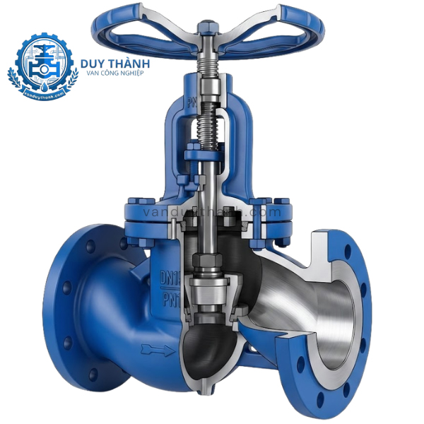 Van Cầu Hơi Gang Mặt Bích PN16 DN125