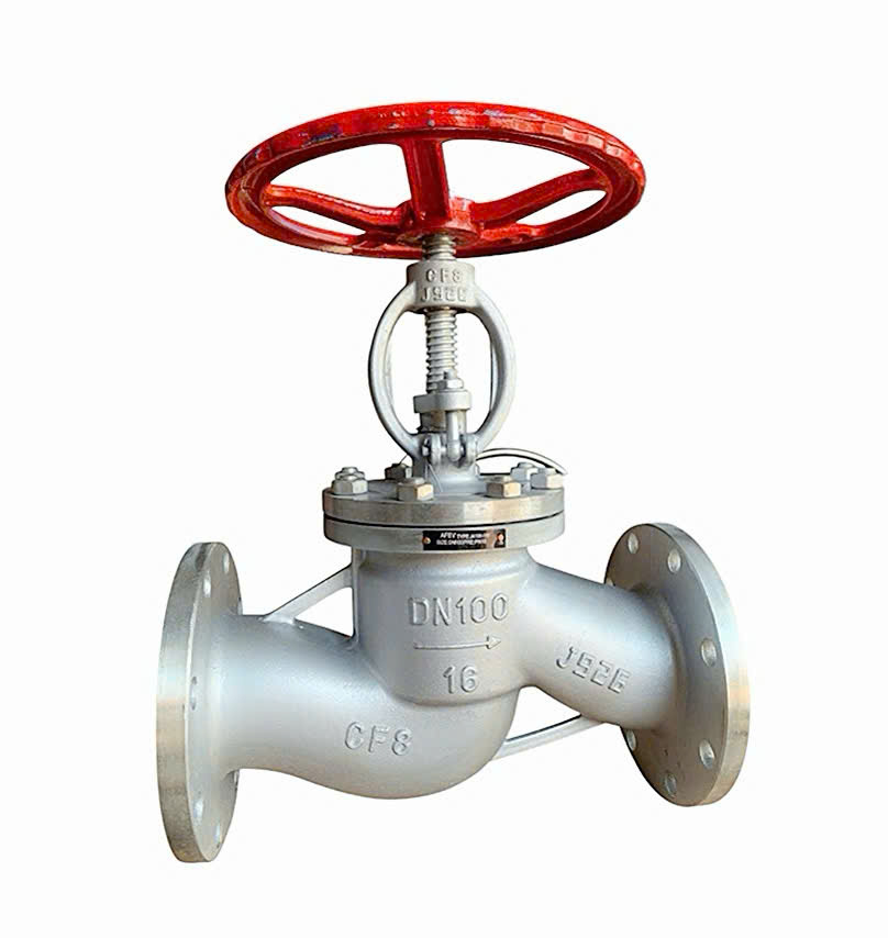 VAN CẦU HƠI INOX 304 MẶT BÍCH PN16 DN25