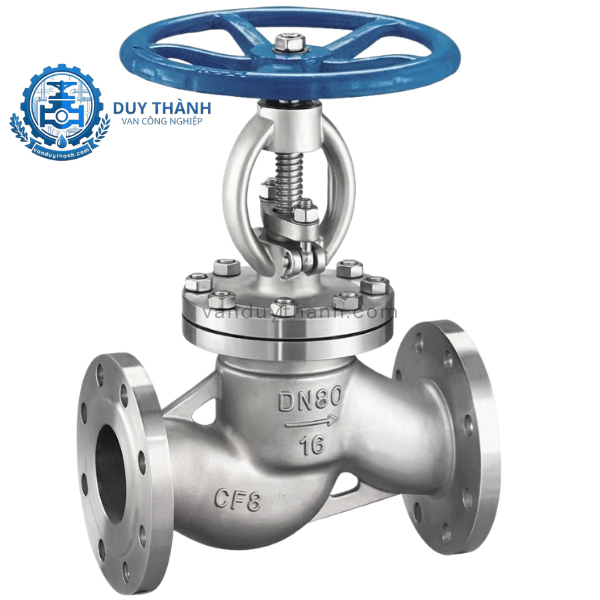 Van Cầu Hơi Mặt Bích Inox 304 PN16 DN40