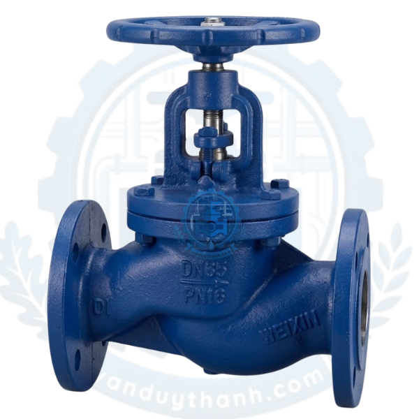 Van Cầu Hơi Thép Mặt Bích PN16 Vmx