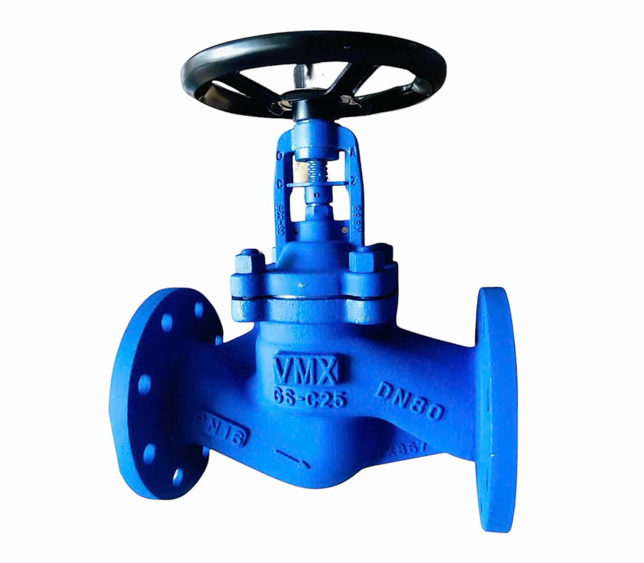 VAN CẦU HƠI THÉP VMX MẶT BÍCH PN16