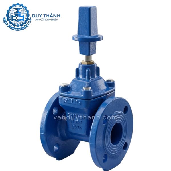 Van Cổng Mặt Bích Nắp Chụp Cánh Cao Su PN16 YDK Korea