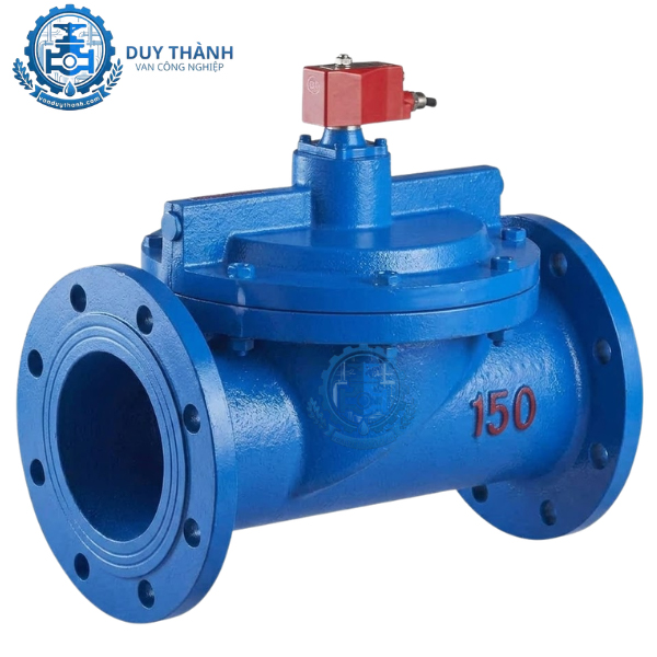 Van Điện Từ Gang Mặt Bích Chống Cháy Dfd-cfex