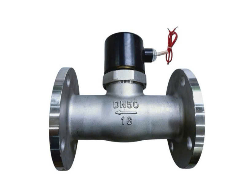 VAN ĐIỆN TỪ HƠI INOX 304 MẶT BÍCH  HEWCHO