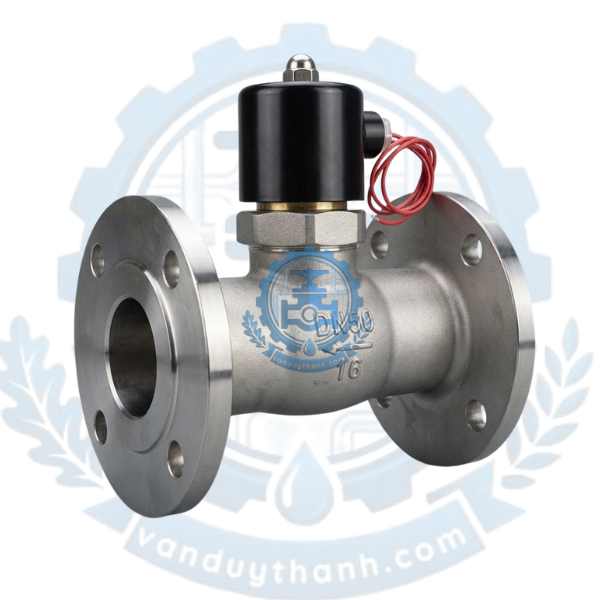 Van Điện Từ Hơi Mặt Bích Inox 304 Hewcho