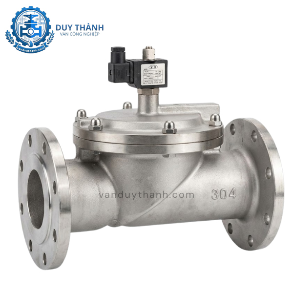 Van Điện Từ Inox 304 Mặt Bích DFD Hewcho