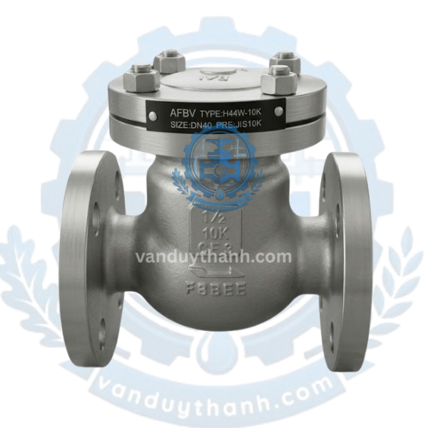 Van Một Chiều Lá Lật Inox 304 Mặt Bích Jis 10k Afbv | DN50-300