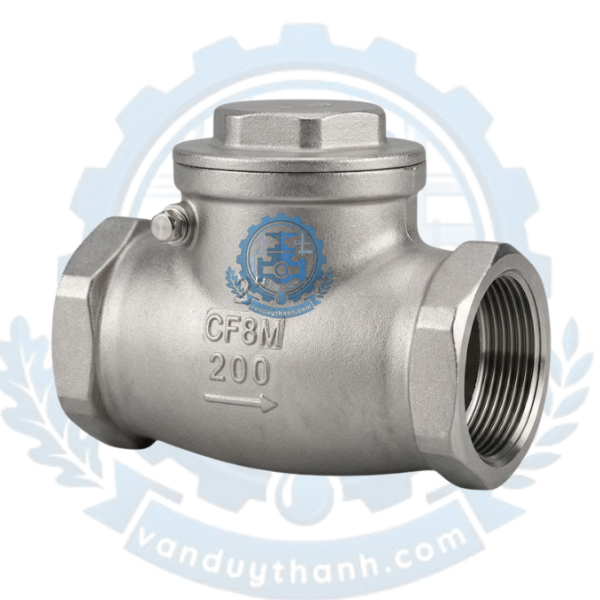 Van Một Chiều Lá Lật Inox 304 Nối Ren Afbv