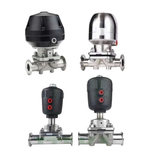 VAN MÀNG INOX VI SINH KHÍ NÉN 