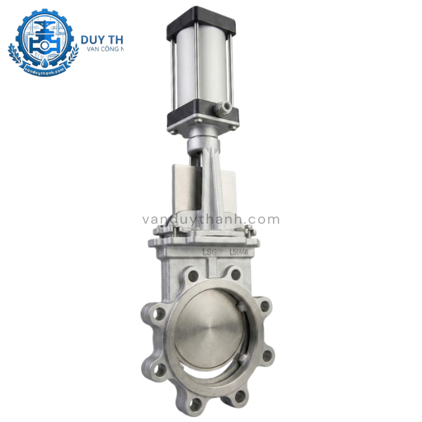 Van Xẻng, Van Dao Inox 304 Điều Khiển Khí Nén