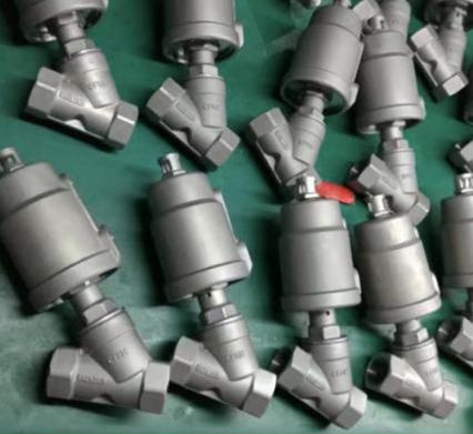 Van Y Xiên Inox 304 Khí Nén