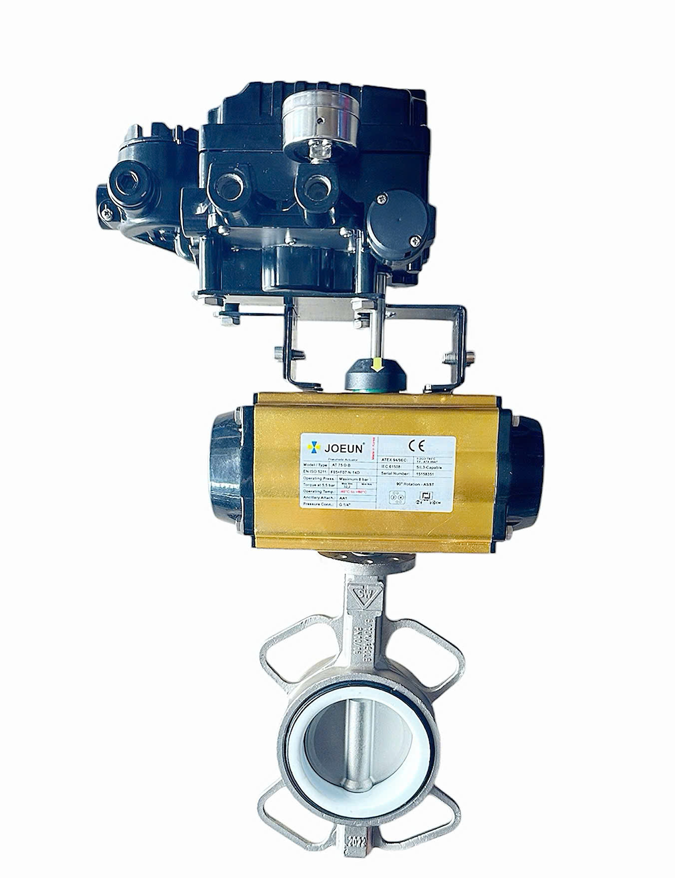 VAN BƯỚM INOX 304 KHÍ NÉN TUYẾN TÍNH