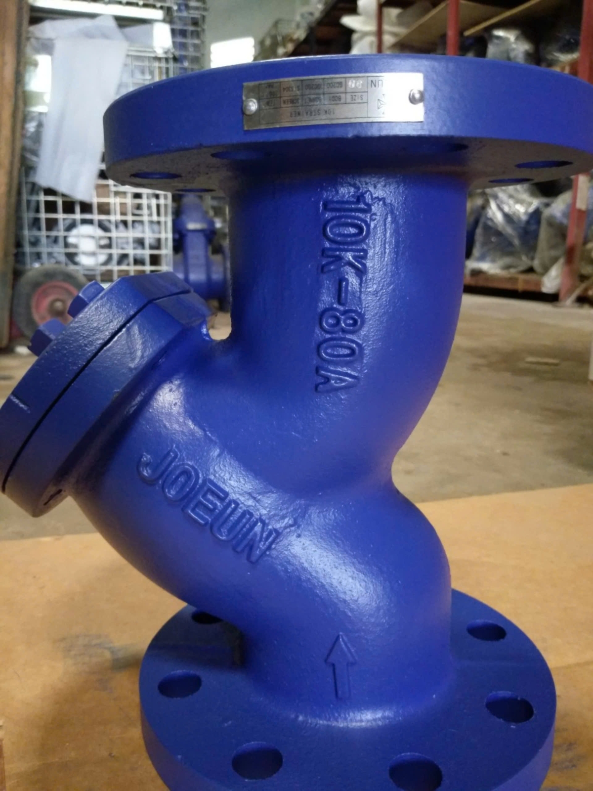 Y LỌC GANG MẶT BÍCH 10K JOEUN DN80