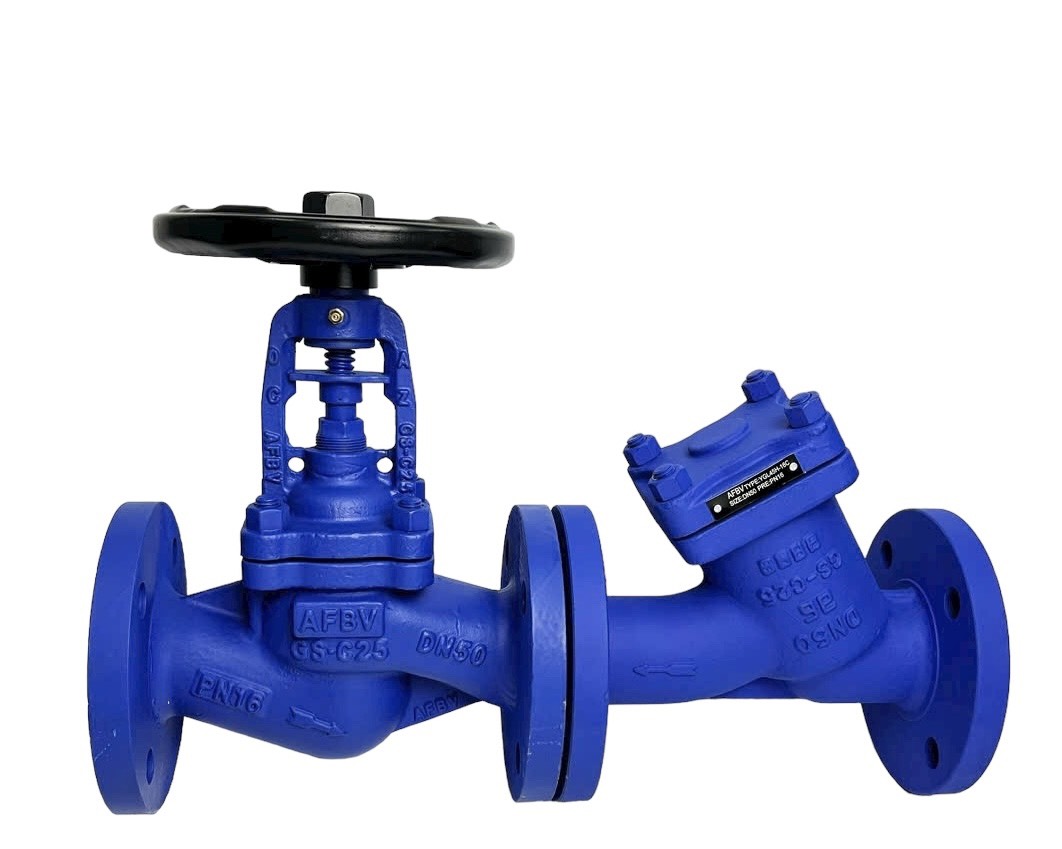 Van Cầu Hơi Thép Mặt Bích PN16, PN 25, PN40