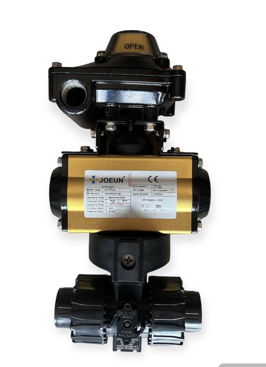 Van Bi Nhựa Điều Khiển Khí Nén